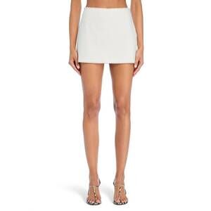 NEW SER.O.YA lania linen skirt in eggshell
